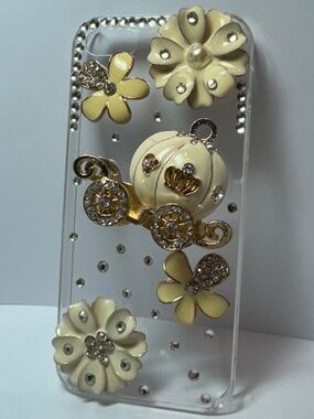 iPhone 5 5s SE 2016 Princess Coquette Cinderella Carriage Bling Case